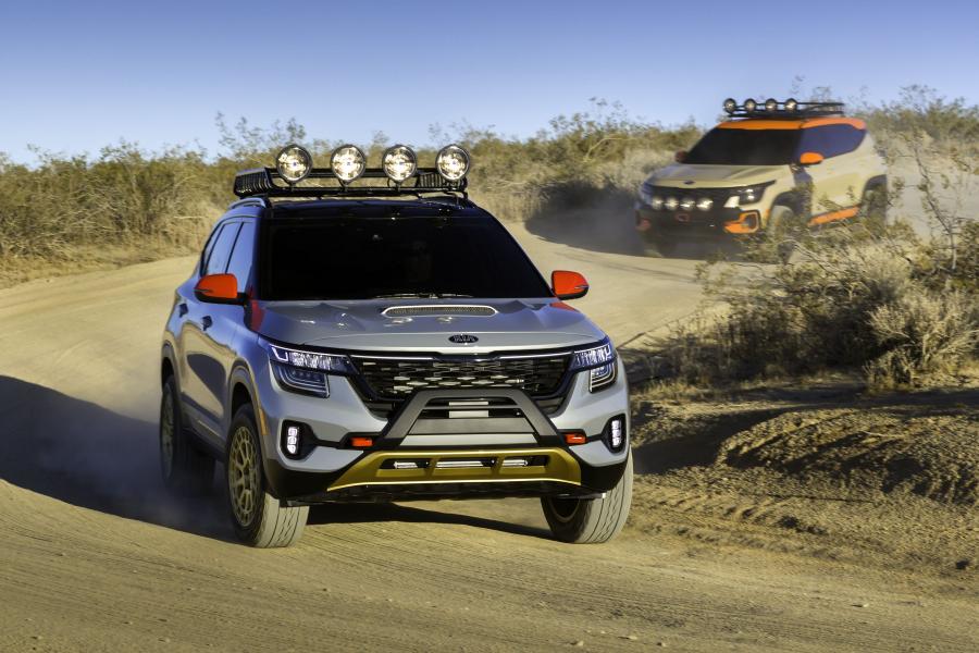  Kia Seltos X-Line Trail Attack Concept 2019 года  (фото 17 из 18)